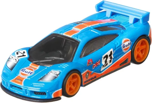 Hot Wheels Vehículos de leyendas del circuito cultural del automóvil para niños de 3 años en adelante, colección premium de vehículos a escala 1:64