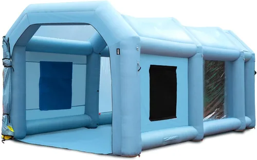 Miniatura 18 de VEVOR Cabina de Pintura Inflable Portátil, Cabina de Pulverización Inflable de 13 x 8 x 8 pies, Carpa de Pintura para Automóvil con Sistema
