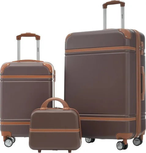 Miniatura 193 de Merax Equipaje, maleta extensible rígida con ruedas giratorias ligeras, Negro -, 40/48/52