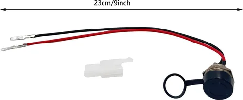 Miniatura 2 de 2 puertos de carga de 3 pines compatibles con Razor MX350 MX400 SX350 ZR350 Dirt Bike 4 Wheeler ATV Dirt Quad 500 Pocket Mod E325 E300 E300S E200
