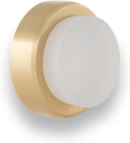 Miniatura 15 de EVI Tope de puerta adhesivo para pared/manija 0.9 x 0.55 pulgadas caucho negro acero inoxidable V2A Lacado negro Incluye tornillo +