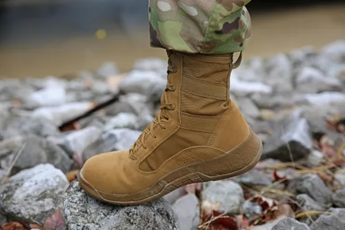 Miniatura 3 de Belleville TR501 AMRAP Botas militares y de entrenamiento atlético para hombre de 8 pulgadas - Botas de fuerza aérea/ejército OCP ACU - Piel