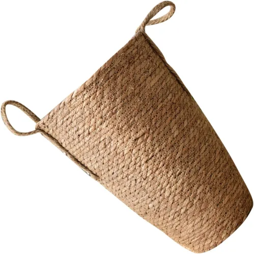 YARNOW Recipientes de comida cesta de flores tejida cesta de comestibles paja nórdica decoración vintage