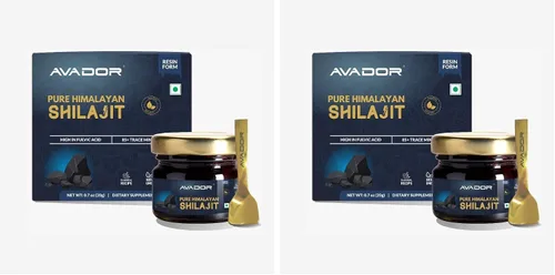 AVADOR 0.71 oz de resina Shilajit del Himalaya de 20 gm, 0.7 onzas con más de 85 minerales traza, alto ácido fúlvico (incluye cuchara gratis)