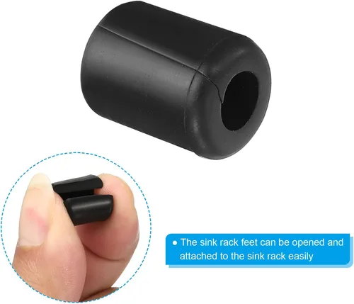 Miniatura 5 de PATIKIL Paquete de 50 patas de repuesto para fregadero de cocina, 50 unidades de 0.197 in de diámetro interior x 0.394 pulgadas de diámetro exterior