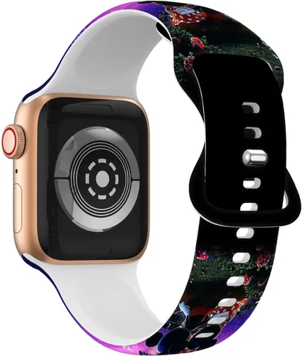 Miniatura 3 de Correa de Dibujos Animados Compatible con Apple Watch 38mm/40mm/41mm/42mm/44mm/45mm/46mm, Correas Lindas de Reemplazo para Apple Watch Series 10 9 8