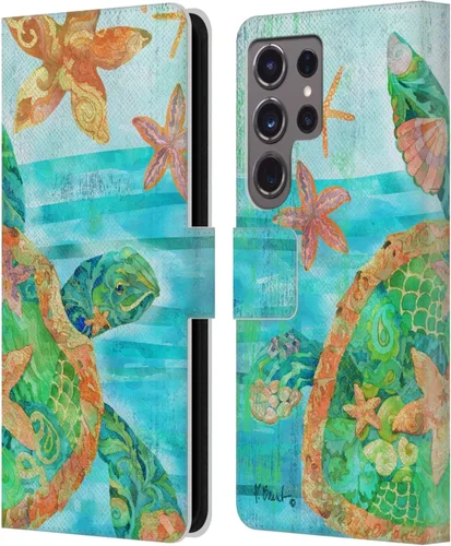 Miniatura 9 de Head Case Designs Funda de piel con licencia oficial de Paul Brent Agate Mermaid Coastal para Samsung Galaxy S24 Ultra 5G