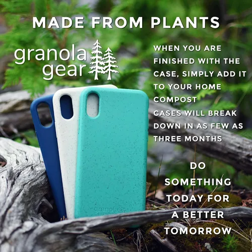 Miniatura 3 de Eco by GranolaGear - Funda ecológica para iPhone X o XS - Biodegradable, compostable, sin plástico, hecha de plantas - Alpine Snow