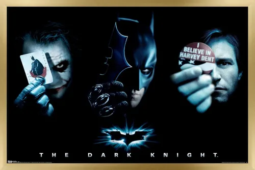 Miniatura 12 de Trends International Película de DC Comics – The Dark Knight – The Joker, Batman, Harvey Dent Póster de pared, 14.725 x 22.375 pulgadas, versión