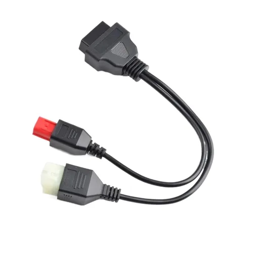 Miniatura 5 de OBD 16pin uno a dos cable adaptador OBDll 4pin a 6pin apto para motocicleta nacional cuatro cable de diagnóstico