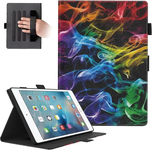 Miniatura 16 de Dteck Funda para iPad mini 5/4/3/2/1 - [Diseño de flores en relieve] Funda tipo folio clásica