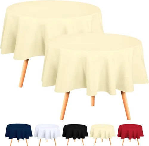 Miniatura 37 de Utopia Kitchen Mantel rectangular, 1 paquete, mantel lavable a máquina, mantel de poliéster para comedor, fiestas de bufé, pícnics, eventos, bodas
