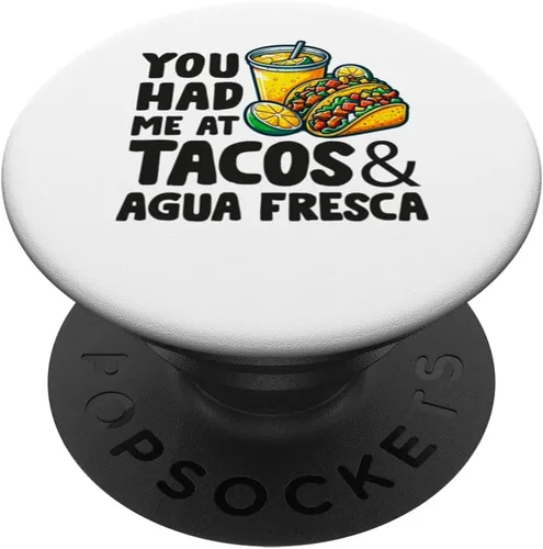 Miniatura 6 de Tacos & Agua Fresca Fun Mexican Food Lover Comida Mexicana PopSockets MagSafe PopGrip for iPhone