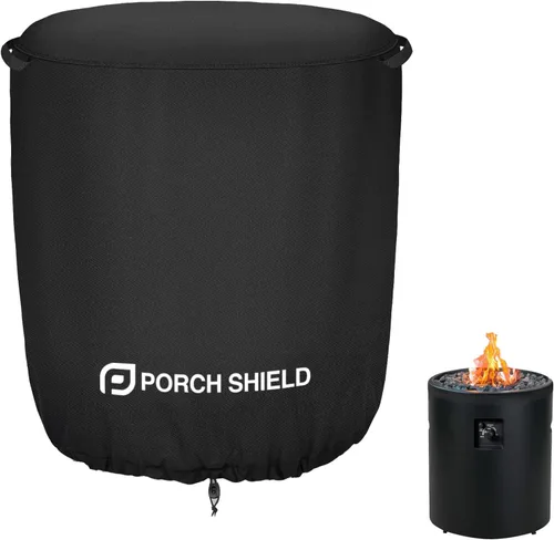 Miniatura 11 de Porch Shield Cubierta de columna de fuego de patio cuadrada resistente al desvanecimiento de 21 pulgadas impermeable al aire libre cubierta alta