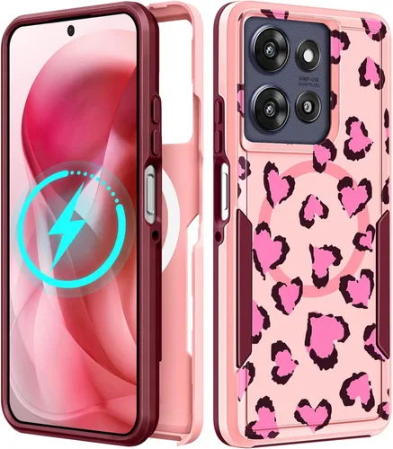 Miniatura 112 de Funda para Moto G 5G 2024 – Compatible con MagSafe para mujeres y niñas, bonita funda protectora magnética para teléfono, diseño femenino Kawaii