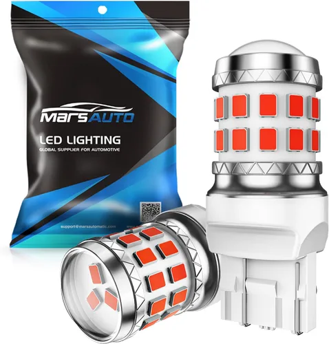 Miniatura 10 de Marsauto 194 Bombilla LED amarilla, 168 T10 2825 W5W 3525 Juego de chips brillante 9-36V Reemplazo de bombilla para luces de matrícula, luz