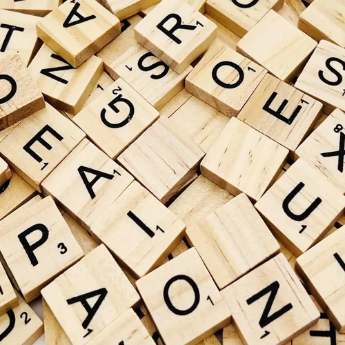 Miniatura 2 de 200 piezas de azulejos de letras de madera, azulejos de madera para manualidades, decoración de regalos de madera, hacer posavasos del alfabeto