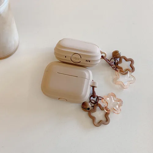 Miniatura 5 de Clouds - Funda de TPU compatible con AirPods Pro (primera generación) con llavero, bonita funda protectora flexible a prueba de golpes para AirPods
