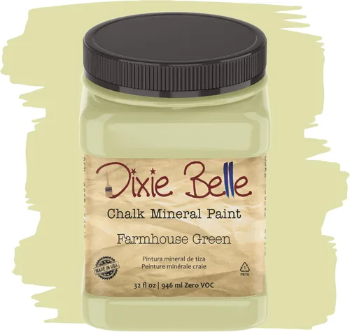 Miniatura 213 de Dixie Belle Paint Company - Pintura con acabado de tiza para muebles, color negro (Caviar), 1 galón, 128 fl oz, pintura mineral color rosa intenso