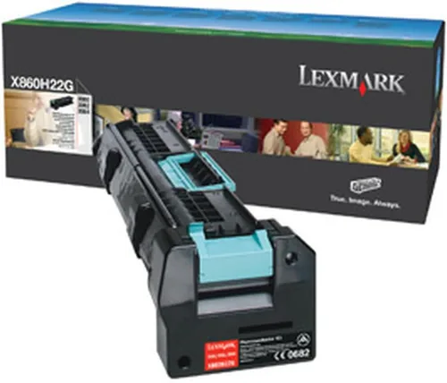 Unidad fotoconductora X860H22G, rendimiento de páginas 48000, negro