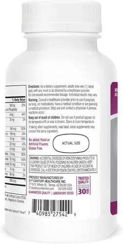 Miniatura 10 de 21st Century Sentry Senior Women 50 Plus Tablets, 100 unidades (27542)