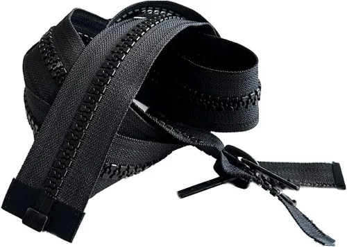 Miniatura 4 de Bimini Top #10 Black Marine - Cremallera Lenzip de doble tirón – Moldeado reversible con 2 cabezas que separan – Elige tu talla – 1 cremallera por
