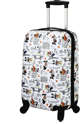 Miniatura 4 de Bioworld Disney Mickey Mouse - Juego surtido de equipaje de 3 piezas, color blanco, Blanco