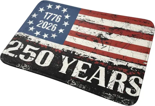 Miniatura 7 de Tapete de bienvenida con bandera americana, tapete suave para cocina, para exteriores, 4 de julio, lavable, decoración del hogar, 23.6 x 15.7