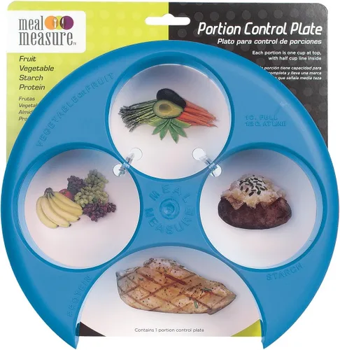Miniatura 2 de EZY DOSE Placas de control de porciones de medida de comida Contenedor para bajar de peso o herramientas dietéticas Azul Productos