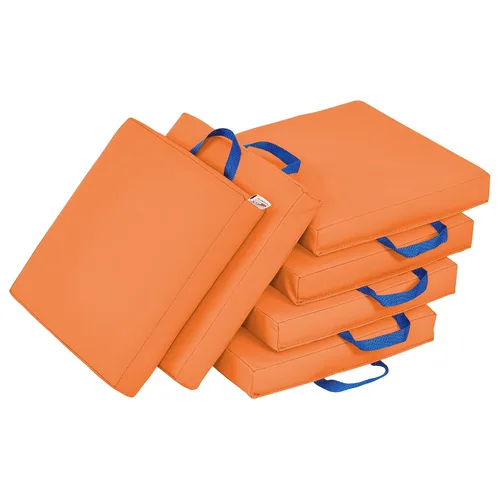 Miniatura 15 de ECR4Kids SoftZone - Cojines de suelo, cuadrados, asientos flexibles, surtidos, 6 piezas