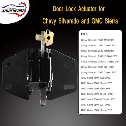Miniatura 3 de ATRACYPART Pestillo de puerta trasera Lowe de tercera puerta Trasero izquierdo o trasero derecho para Chevy Silverado GMC Sierra Extended Cab