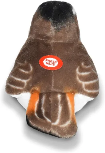 Miniatura 3 de Wild Republic Pájaros, Felpa Europea Bluethroat, auténtico sonido de pájaro, animal de peluche, juguetes para pájaros, regalos para niños, Birders 5