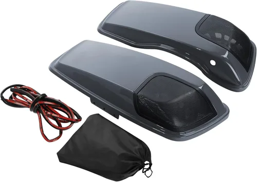 Miniatura 8 de TCMT 6.5" Tapa de altavoz para alforja de motocicleta. Compatible con Harley 2014-2024 Touring, Street Glide, Road King, Road Glide, Electra Glide