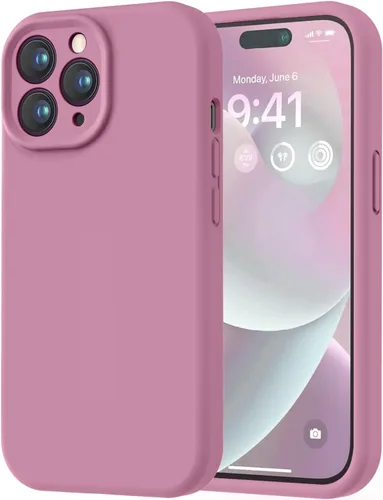 Miniatura 213 de LOVE 3000 Compatible con Funda para iPhone 15, [Cámara de Cobertura Completa de Silicona Suave] [Protección contra Caídas de 8 pies], Forro de Negro