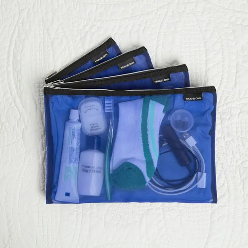 Miniatura 3 de Travelon Juego de 4 bolsas de malla, Gris, Travelon Juego de 4 bolsas de malla