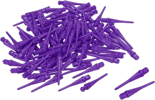 Miniatura 8 de PATIKIL Puntas de dardo de plástico 2BA hilo suave puntas de dardo de repuesto de punta de plástico de punta suave Accesorios de dardo Negro