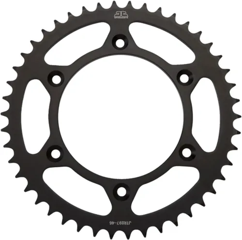 Miniatura 23 de JT Piñón trasero de acero autolimpiante de 52 dientes JTR897.52SC Negro