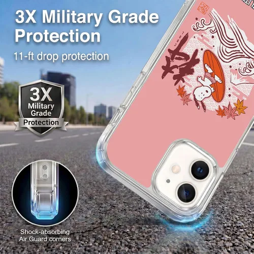 Miniatura 124 de Carcasa de gel para iPhone 7 Plus/iPhone 8 Plus, diseño de Snoopy Oriental de Peanuts, Badges