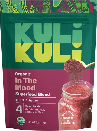 Miniatura 11 de Kuli Kuli Green Power [6 onzas] - Polvo Super Greens - Mezcla de moringa, pasto de trigo, brócoli y cebada densa en nutrientes, polvo