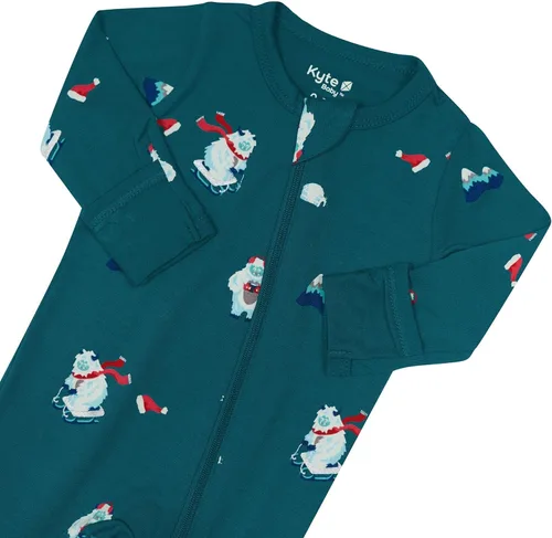 Miniatura 14 de KYTE BABY Pies unisex con cierre de cremallera, rayón hecho de bambú, 0-24 meses
