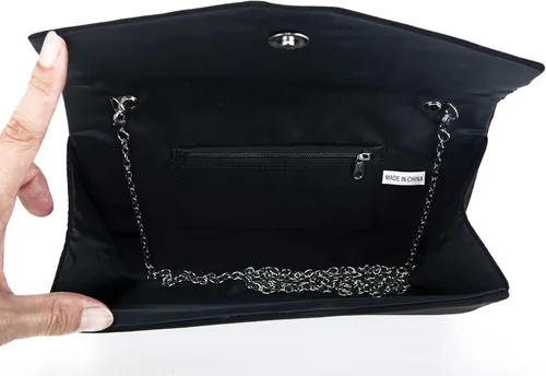 Miniatura 2 de Monederos y bolsos de mano, sobre de noche, bolso cruzado de terciopelo, clásico, para boda, fiesta, bolso de hombro para mujer