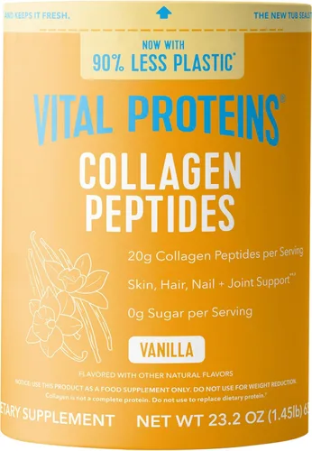Miniatura 16 de Vital Proteins Suplemento en polvo de péptidos de colágeno para piel, cabello, uñas, salud o apoyo articular – colágeno hidrolizado – sin sabor, 7
