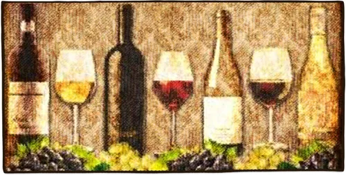 Miniatura 3 de Kashi Home Alfombra de cocina, alfombra de área impresa, piso duradero, tapete para puerta, alfombra antideslizante de granja, respaldo de látex