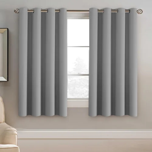 Miniatura 39 de H.VERSAILTEX - Cortinas blackout con aislamiento térmico y ojales en la parte superior, para patios, puertas correderas y división de habitaciones