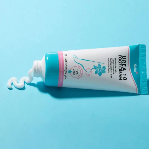 Miniatura 2 de Nella Crema de urea de 10 pies, removedor de callos, urea 10%, terapia de reparación de pies, hidrata y rehidrata la piel gruesa, agrietada, áspera