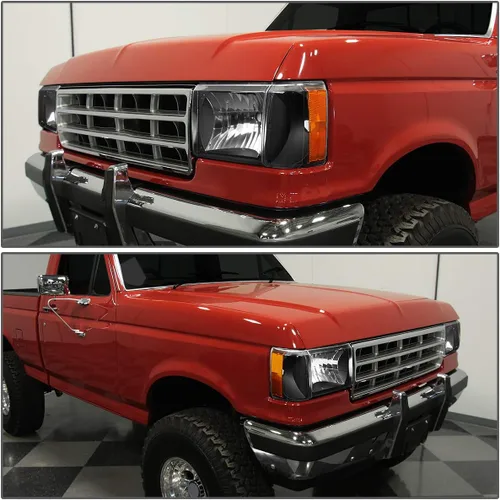Miniatura 7 de DNA MOTORING HL-OH-F15087-BK-AM Juego de luces de esquina estilo de fábrica para FORD BRONCO 1987-1991 FORD F-150 1987-1991 FORD F-250 1987-1991