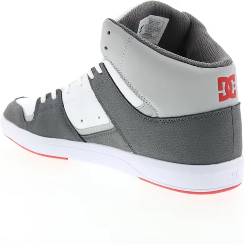 Miniatura 7 de DC Zapatos deportivos de skate de caña alta para hombre, BlancoGrisRojo (Wyr)