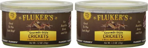 Miniatura 11 de Comida enlatada Gourmet de Fluker's para Reptiles, Peces, Aves y Animales Pequeños, Grillos, 1.2 oz