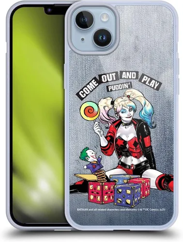 Miniatura 13 de Head Case Designs Funda de gel suave con licencia oficial de Batman DC Comics Love Hate Joker Harley Quinn Graphics [protección de grado militar]