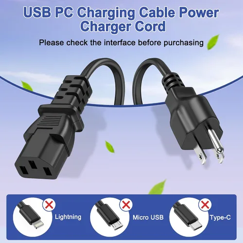 Miniatura 3 de Digipartspower Cargador de cable de alimentación de CA para ION Pathfinder 4 Altavoz portátil Ipa125